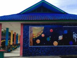 Mural di Dinding Sekolah, Bikin SDN 105 Rejang Lebong Tampak Indah dan Elegan