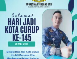 Haslinda Marsuid.S.Kep., Ners., Kepala UPT BLUD Puskesmas Sindang Jati, Kab.Rejang Lebong Mengucapkan Selamat Hari Jadi Kabupaten Rejang Lebong  ke-145