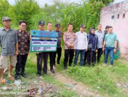 Pemdes Perbo Musyawarah Pra Pelaksanaan Titik Nol Rabat Beton.