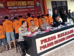 “BRAVO”Polres Rejang Lebong Targetkan 3 TO, Berhasil Ungkap 8 TO Selama 15 Hari