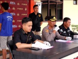 Akibat Pengaruh Miras, RJ Dikenakan pasal 351 ayat 1, Ancaman 2 Tahun 8 Bulan.